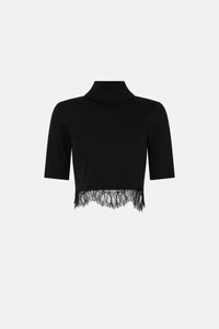 Valentin Lace Trim Tee