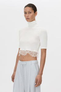 Valentin Lace Trim Tee