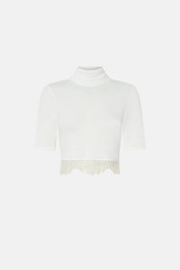 Valentin Lace Trim Tee