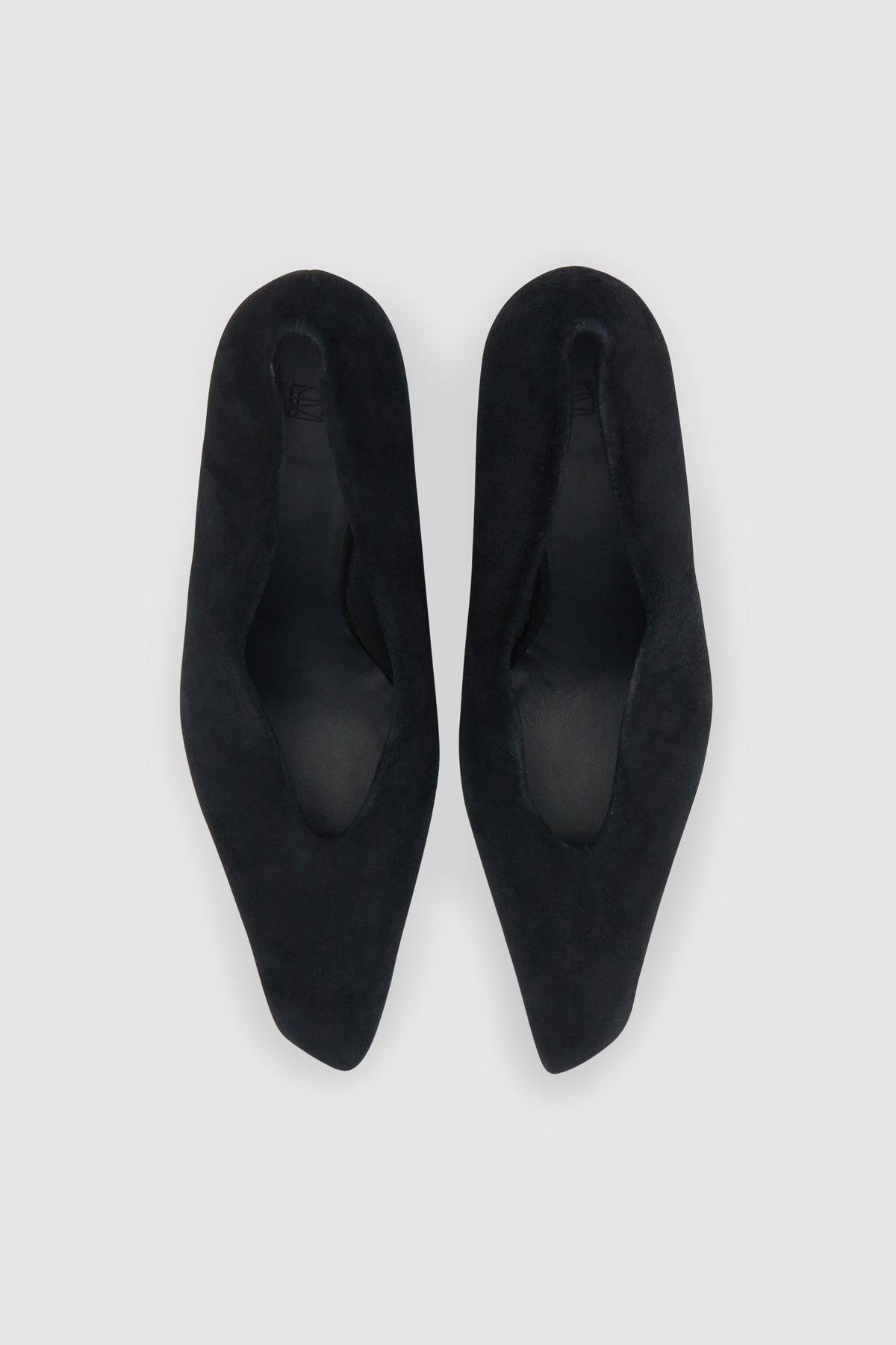 Wave Pump Heels Black Suede - CAMILLA AND MARC® C&M