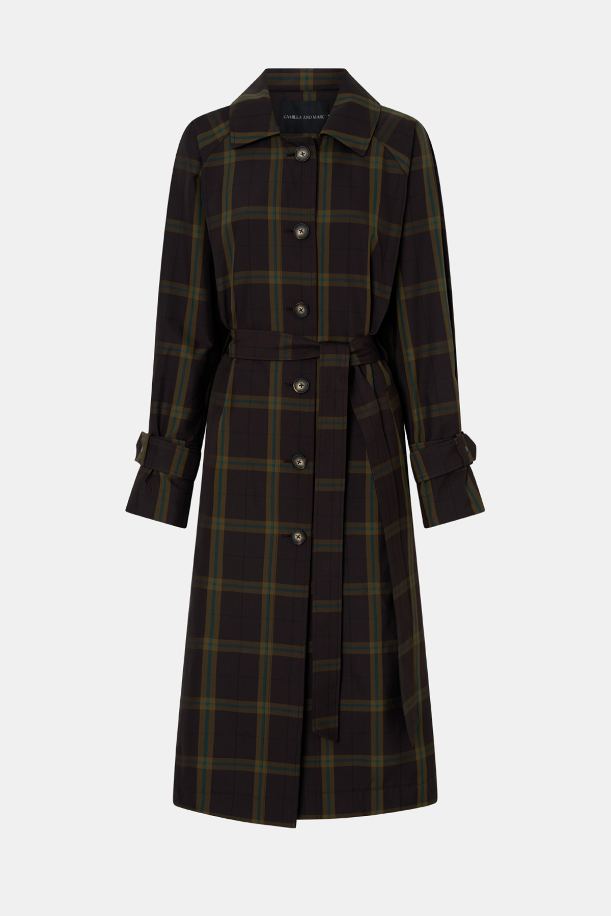 Winton Check Trench Coat