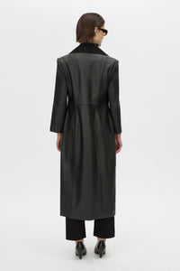 Yaz Leather Coat