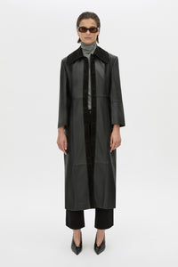 Yaz Leather Coat