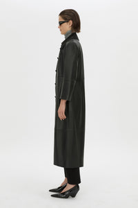 Yaz Leather Coat