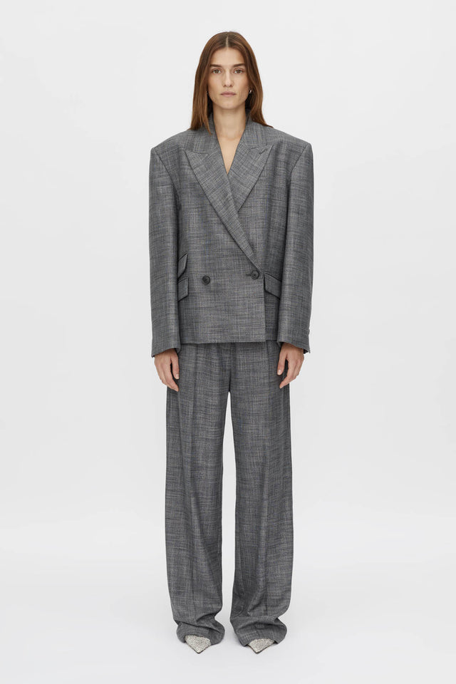 Zazu Mid Rise Pant in Charcoal Marle CAMILLA AND MARC® C&M