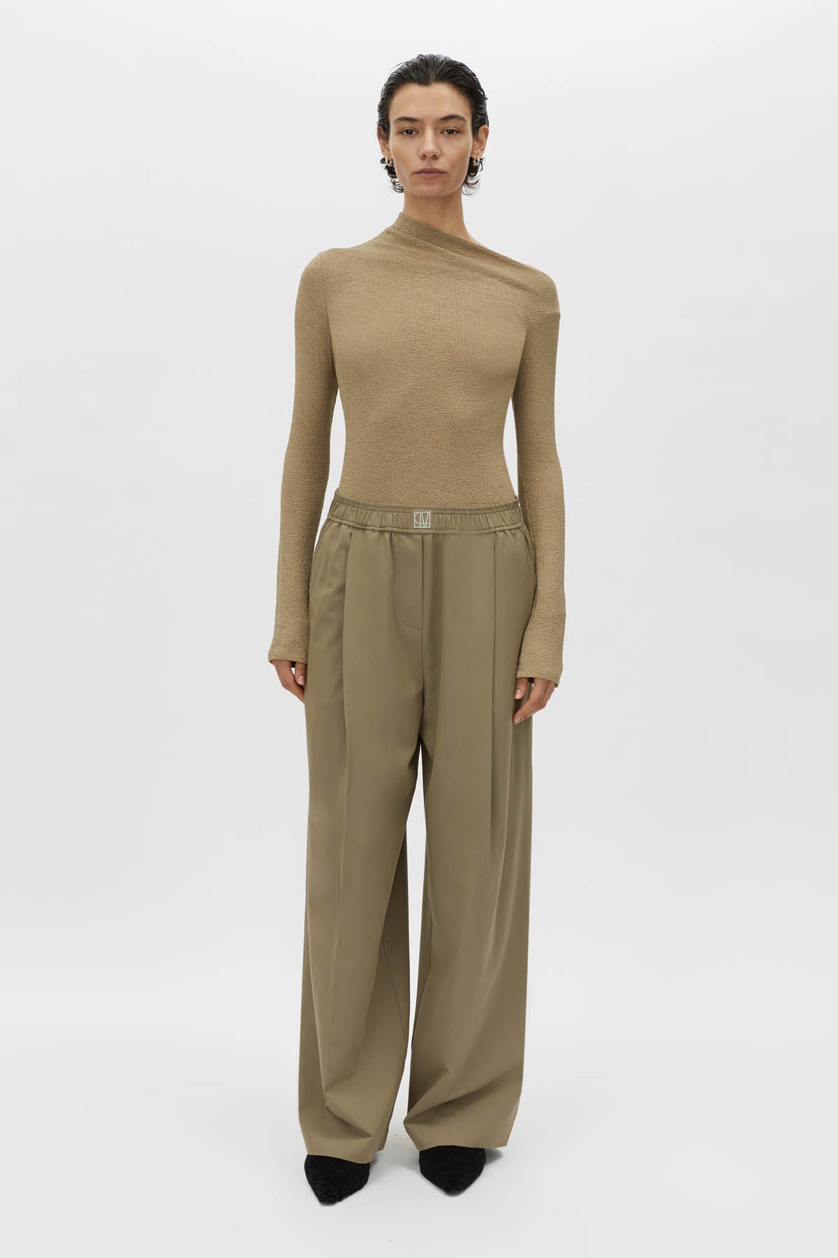 Zeno Monogram Elastic Pant