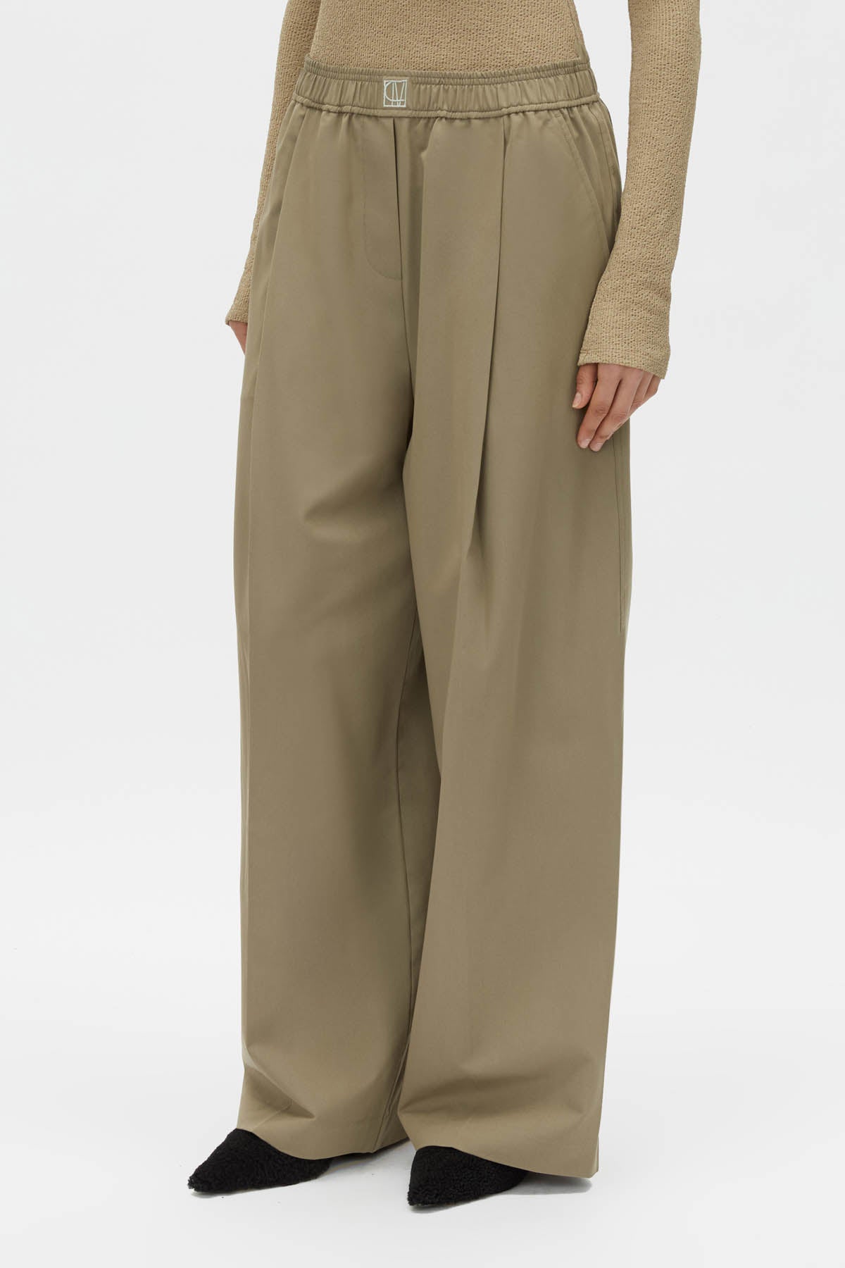 Zeno Monogram Elastic Pant