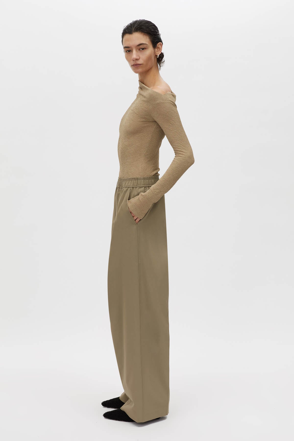 Zeno Monogram Elastic Pant