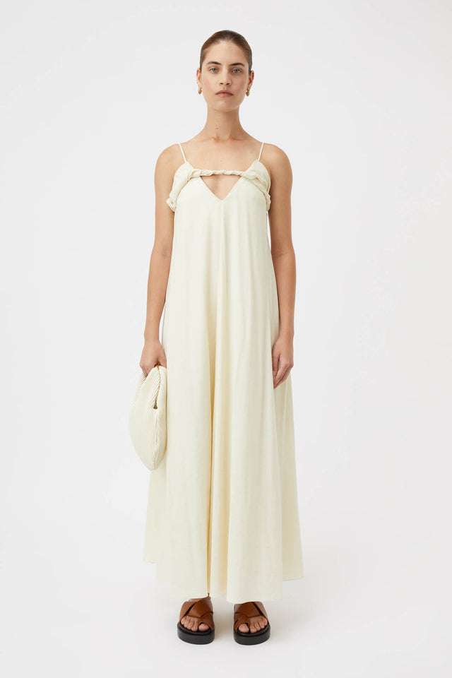 H&m white maxi discount dress