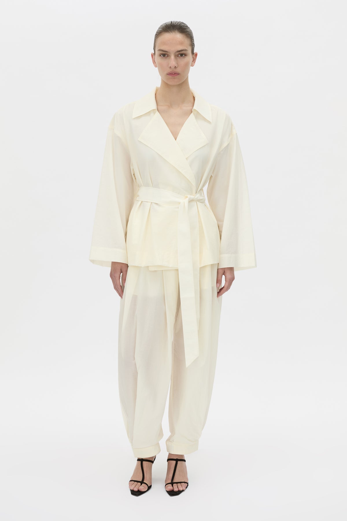 Rhia Sheer Crop Trench