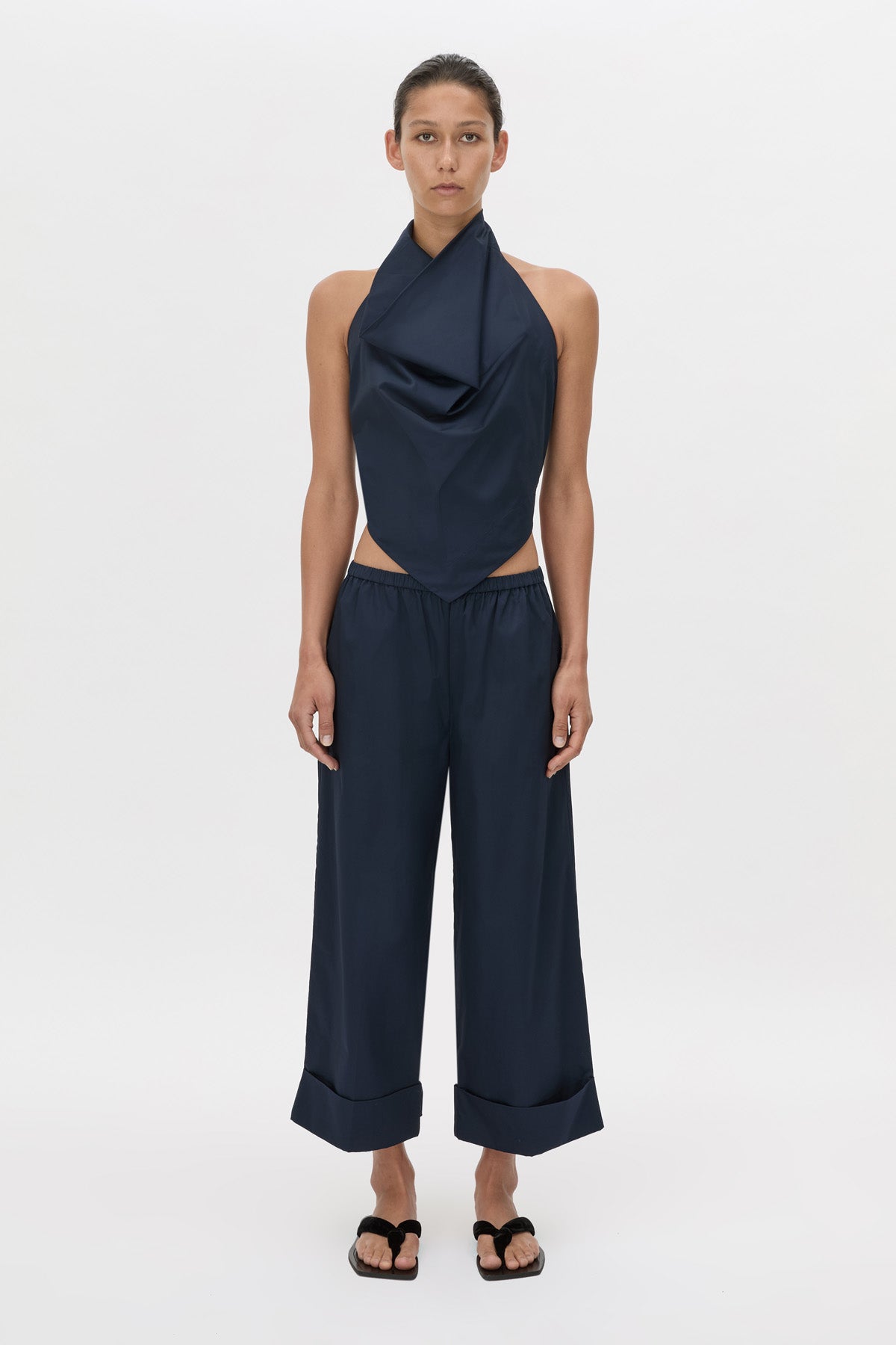 Onesto Cropped Wide Leg Pant