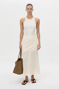 Viele Textured Bias Skirt