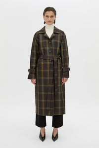 Winton Check Trench Coat