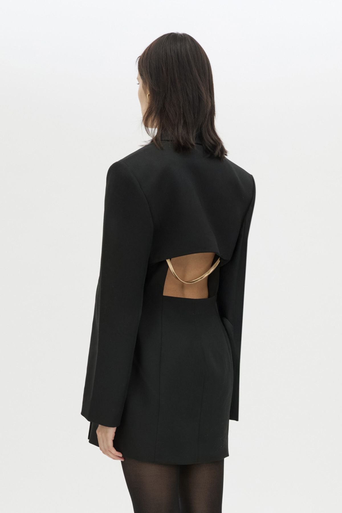 Cassie Tailored Mini Dress in Black - CAMILLA AND MARC C&M Cassie Tailored Mini Dress in Black - CAMILLA AND MARC C&M