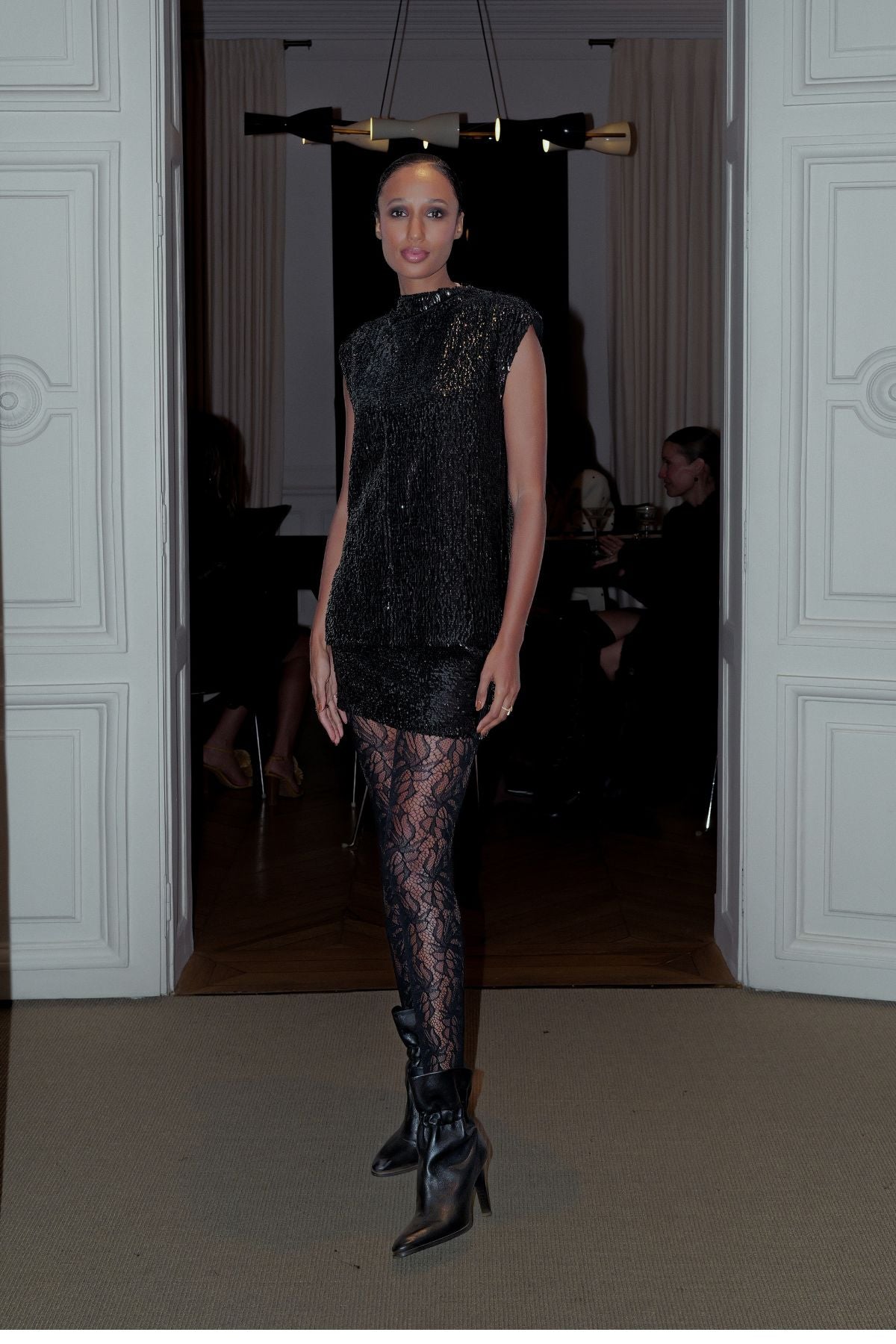 Sabel Sequins Mini Skirt