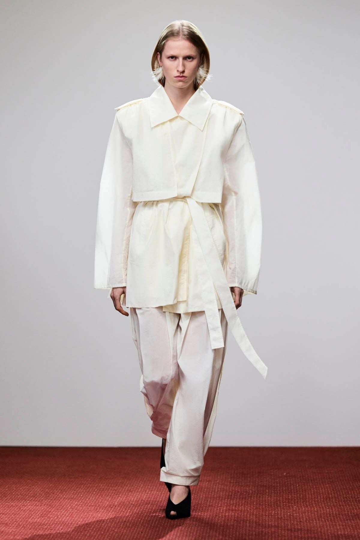 Rhia Sheer Crop Length Trench