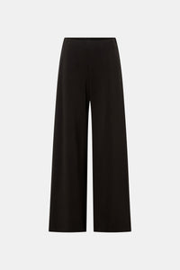 Ghost view CAMILLA AND MARC Chara Embroidered Relaxed Pant in Black with encased elastic waistband.