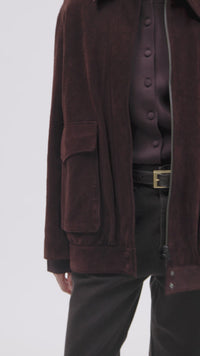 Video CAMILLA AND MARC Manuela Denim Jean in espresso, high waisted straight leg jean.