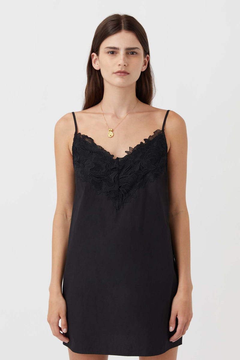 Sable Cotton Lace Mini Dress in Black - C&M |CAMILLA AND MARC® Official